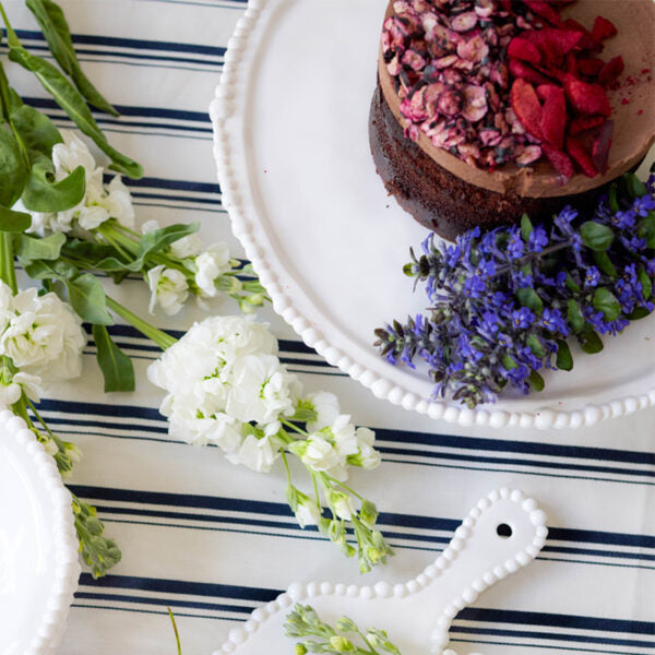 Melamine Pearl Side Plate – White