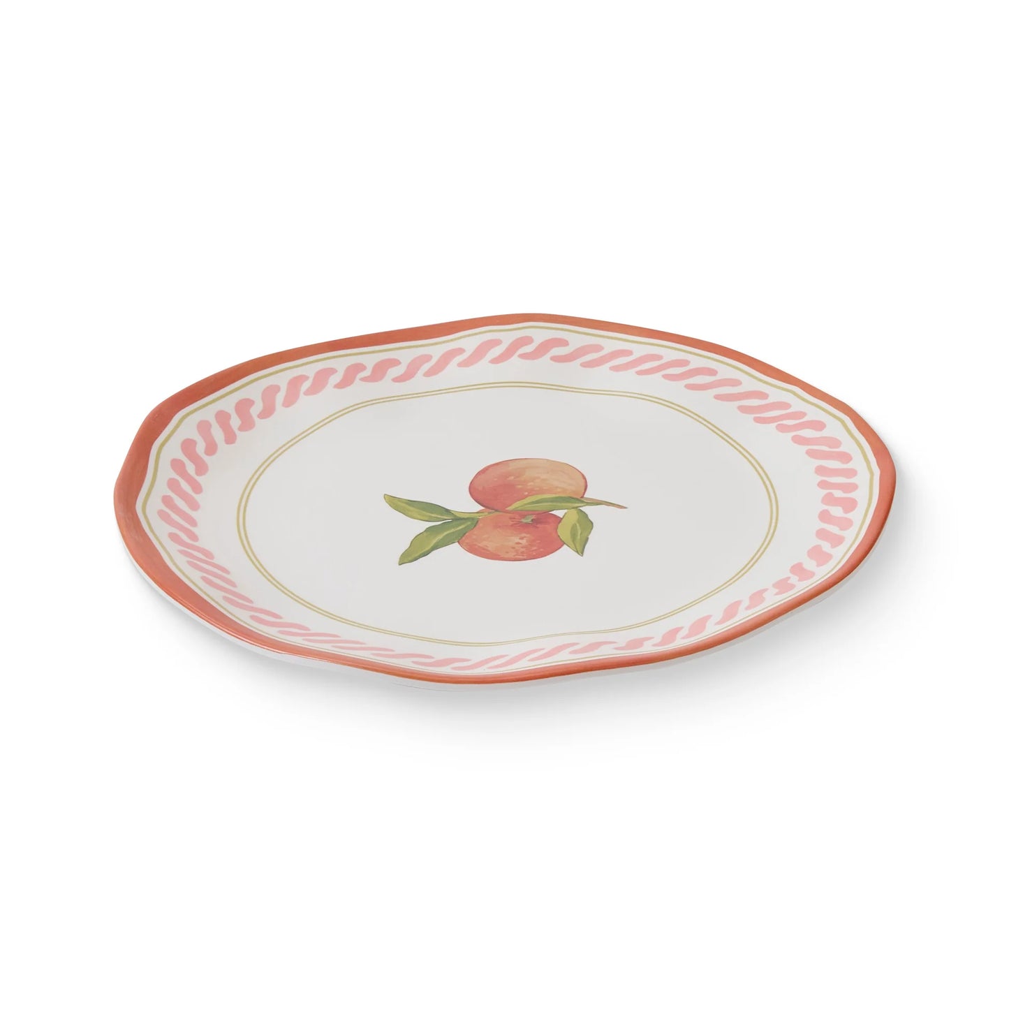 Fiesta Orange Melamine Plate Large