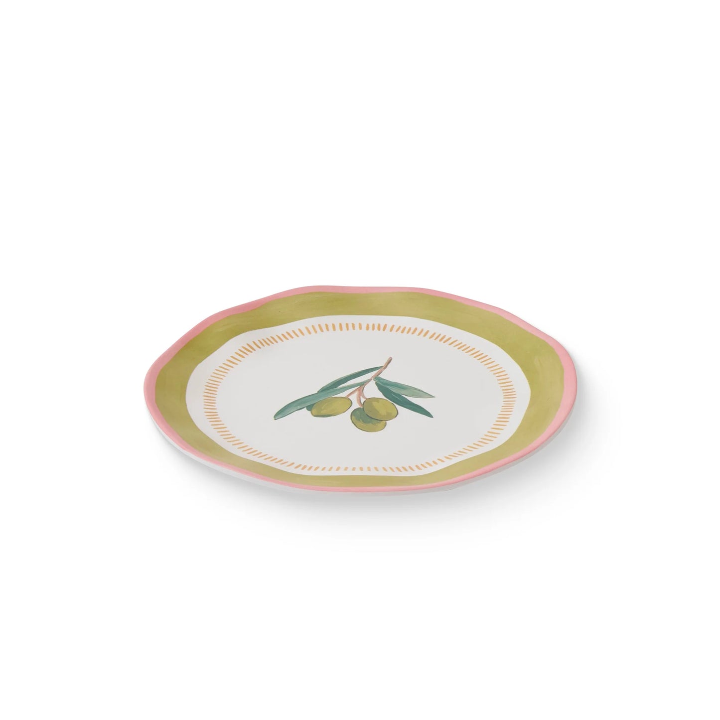 Fiesta Olive Melamine Plate Small