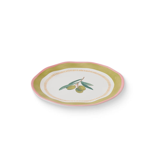 Fiesta Olive Melamine Plate Small