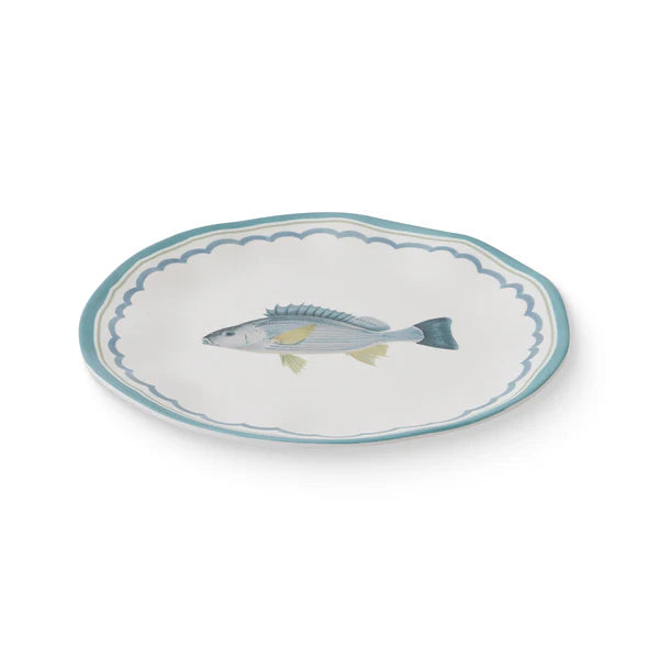 La Mer Fish Melamine Plate Large