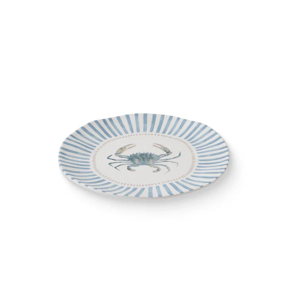 La Mer Crab Melamine Plate Small