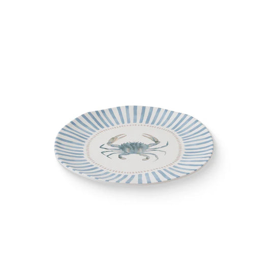 La Mer Crab Melamine Plate Small