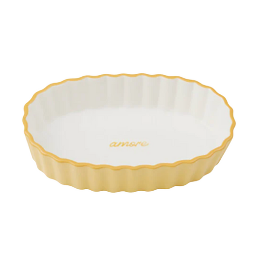 Noto Ceramic Baker Dish Yellow