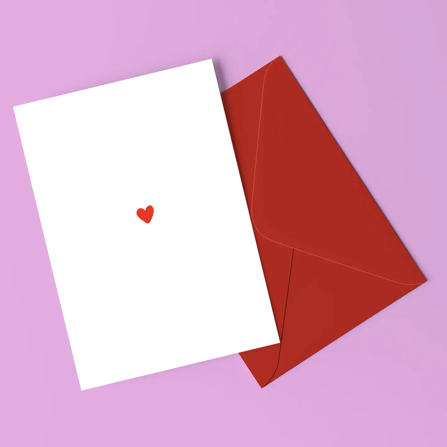 Simple Heart Love Love Card