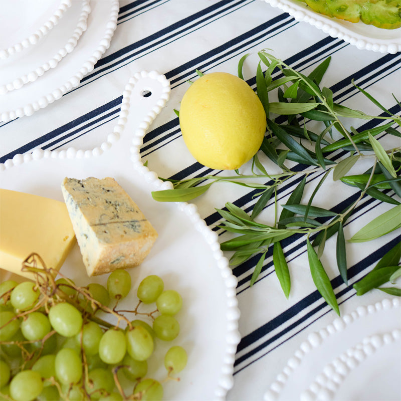 Melamine Pearl Side Plate – White