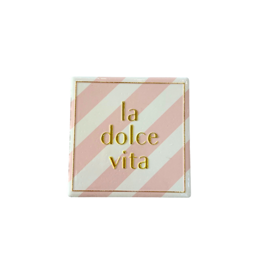 La Dolce Vita Amore Ceramic Coasters