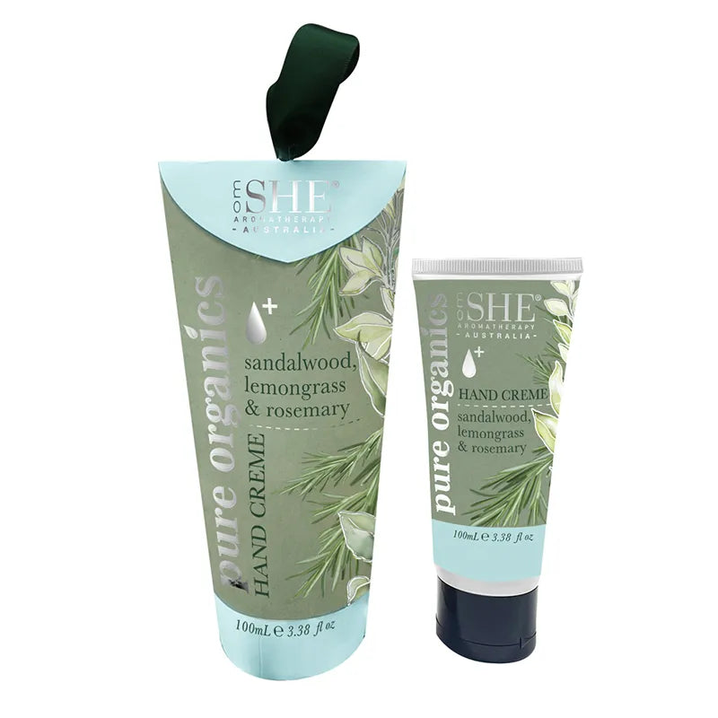 Organics Hand Creme - Sandalwood, Lemongrass & Rosemary 100ml
