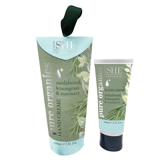 Organics Hand Creme - Sandalwood, Lemongrass & Rosemary 100ml