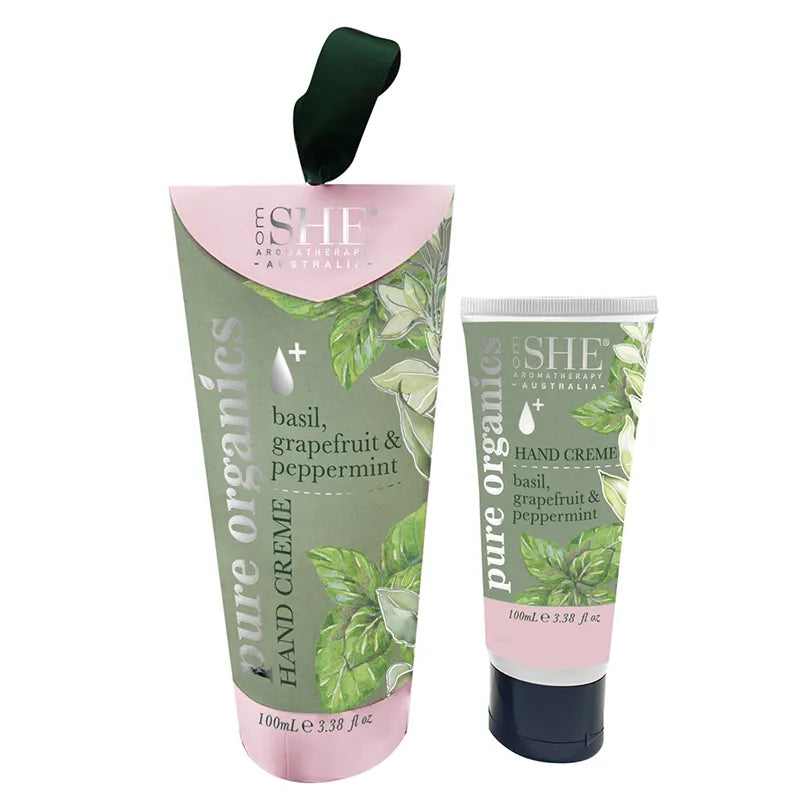 Organics Hand Creme - Basil, Grapefruit & Peppermint 100ml