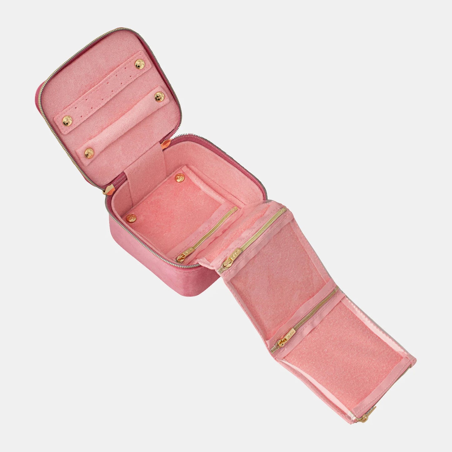 Jewellery Cube - Luxe Velvet Coral