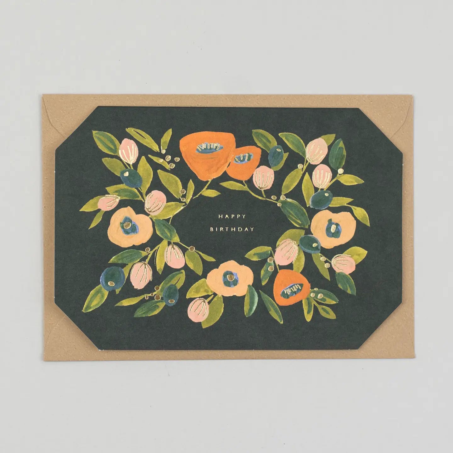Happy Birthday Floral Greeting Card