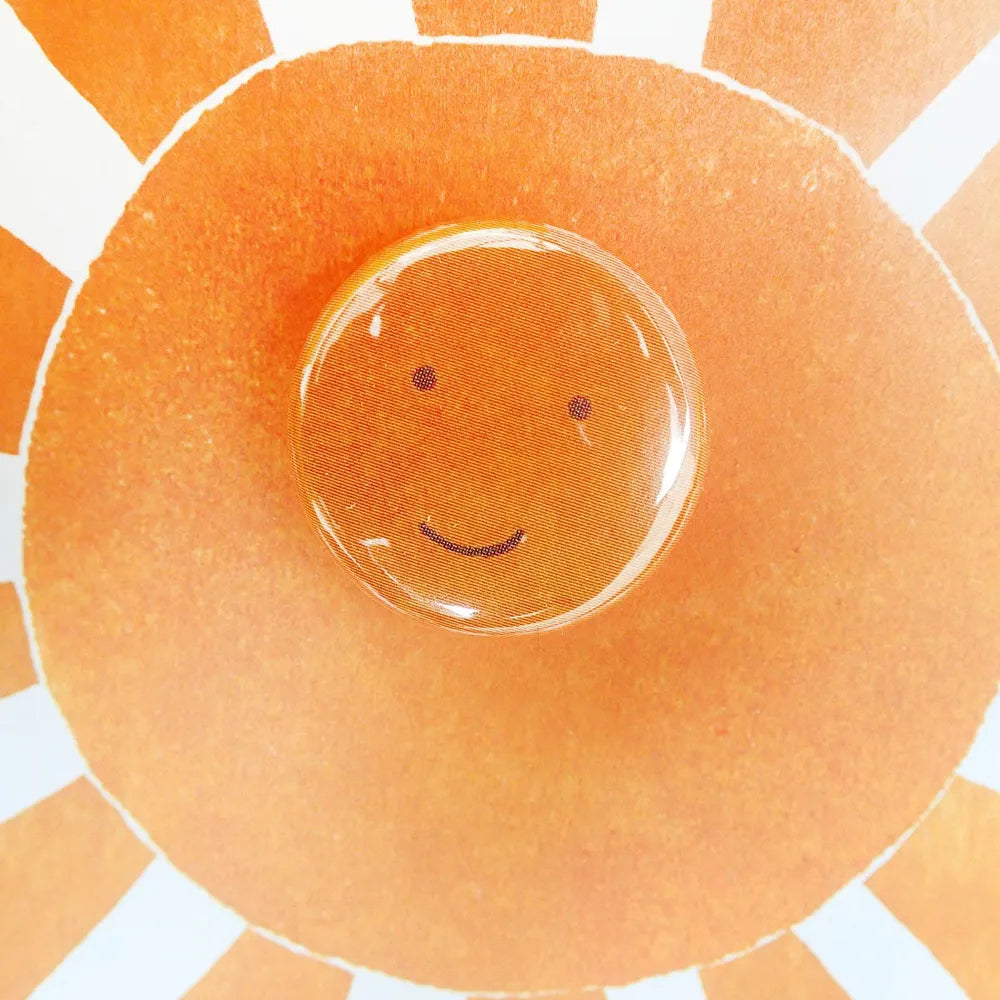 Birthday Sun - Greeting Card with Badge