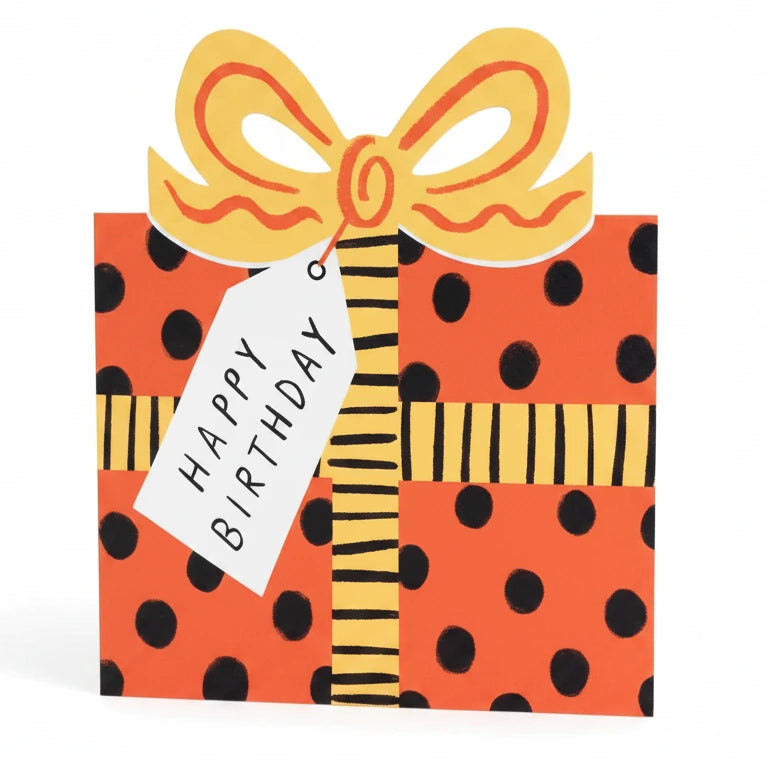 Happy Birthday Bow Greeting Card