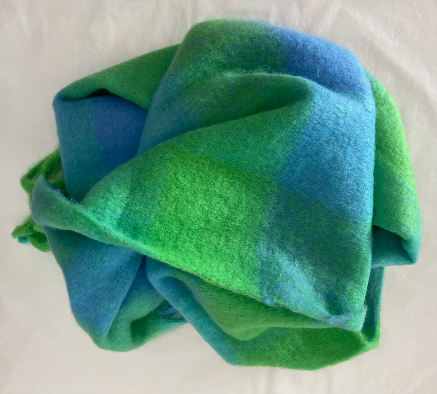 Winter Scarf Fluro Green