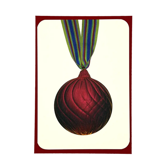 Burgundy Bauble - Holiday Card