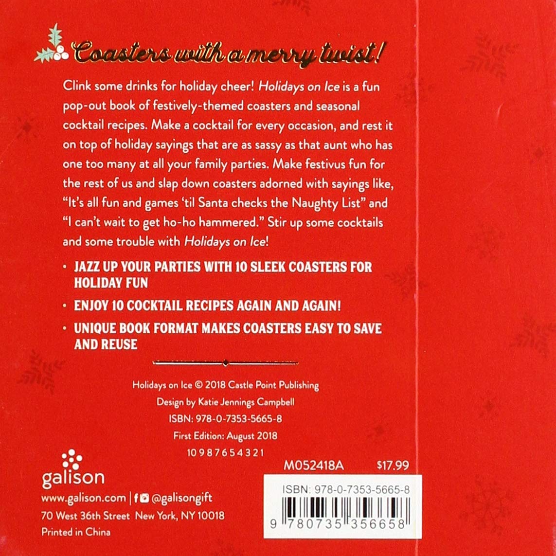 Holidays On Ice Coaster Book