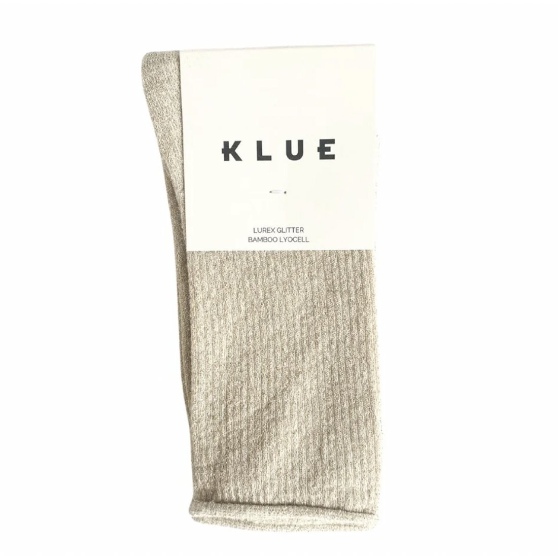 Glitter Lurex Socks Gold