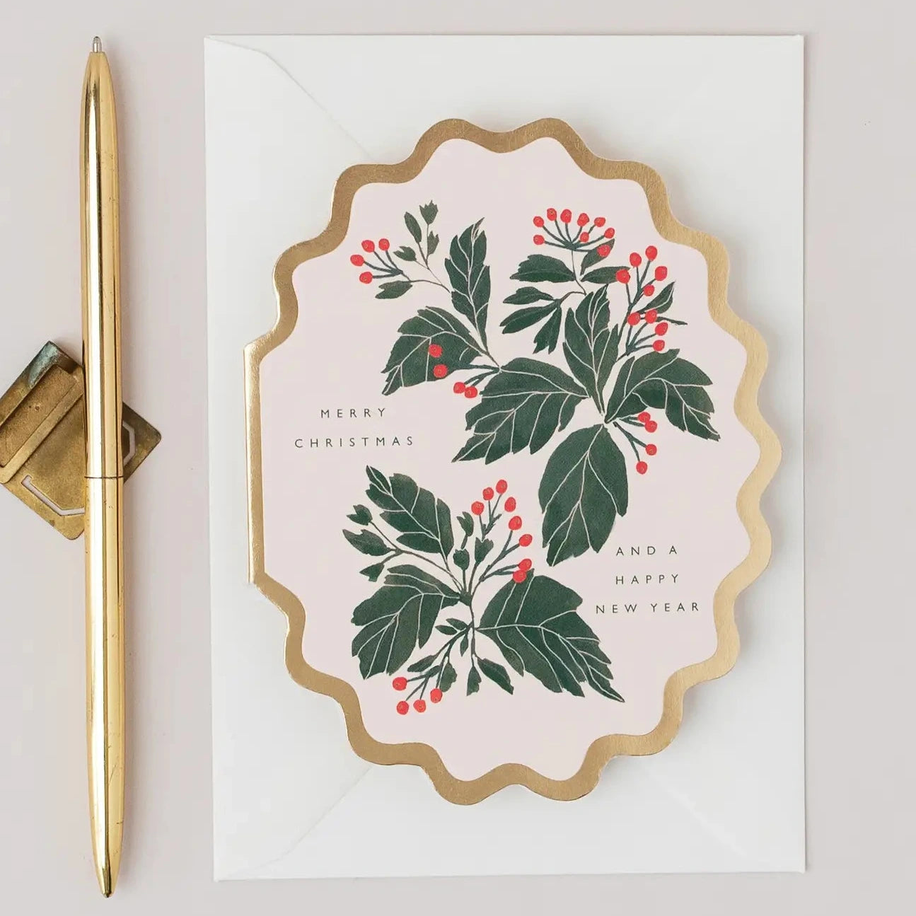 Merry Christmas and A Happy New Year - Holiday Card