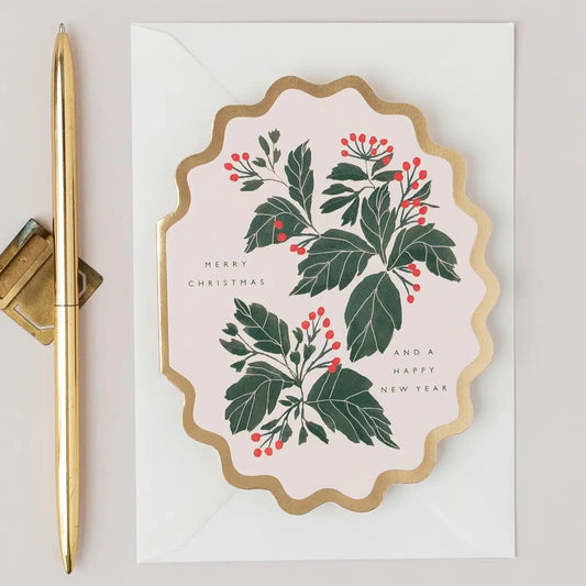 Merry Christmas and A Happy New Year - Holiday Card