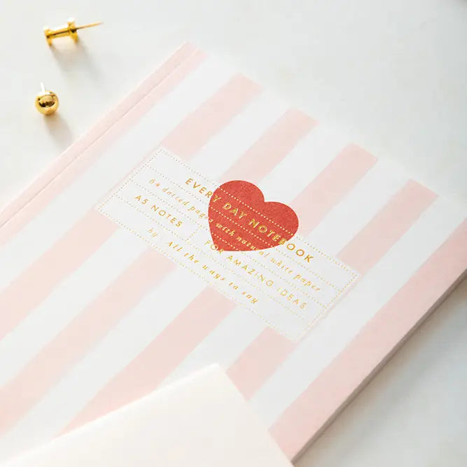 Pink Stripes - Notebook A5