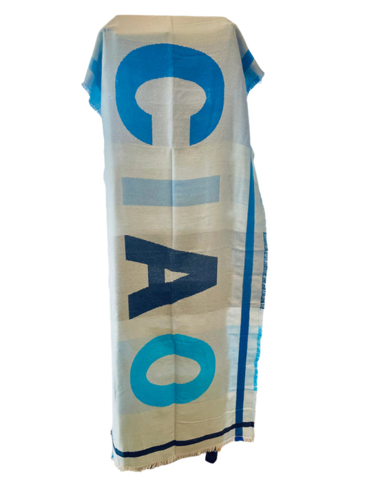 Ciao Bright Blue Scarf