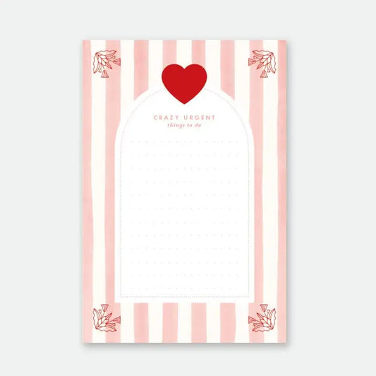 Pink Stripes - Notepad