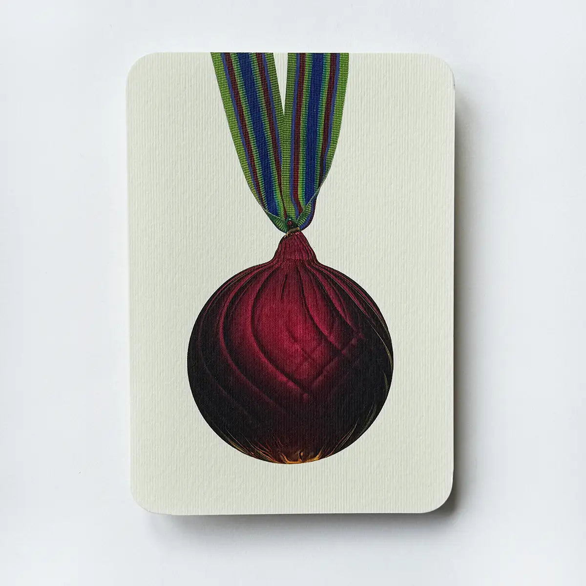 Burgundy Bauble - Holiday Card