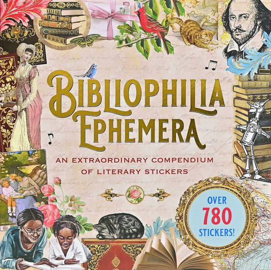 Bibliophilia Ephmera Sticker Book