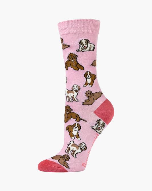 Womens Cavoodles Bamboo Sock
