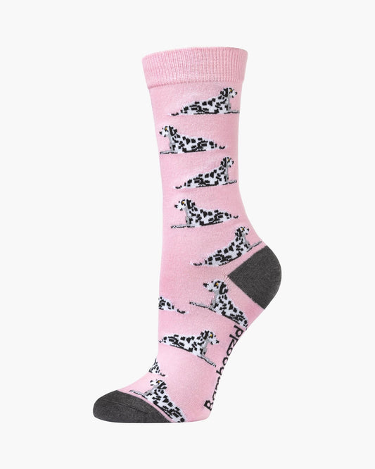 Womens Dalmatian Bamboo Sock