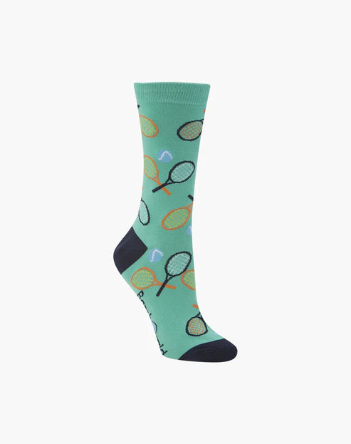 Womens Anyone For Tennis Bamboo Sock