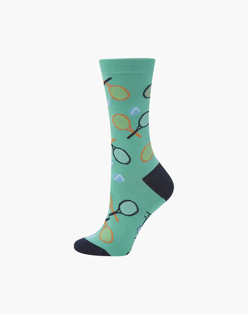 Womens Anyone For Tennis Bamboo Sock