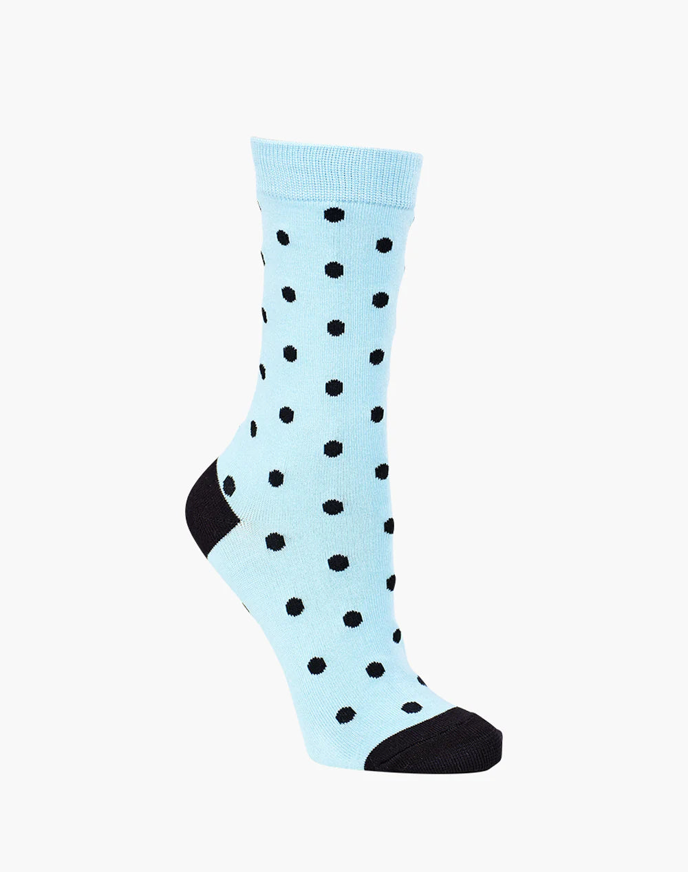 Womens Dotty Bamboo Sock - Blue
