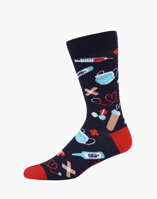 Mens Hospital ER Bamboo Sock