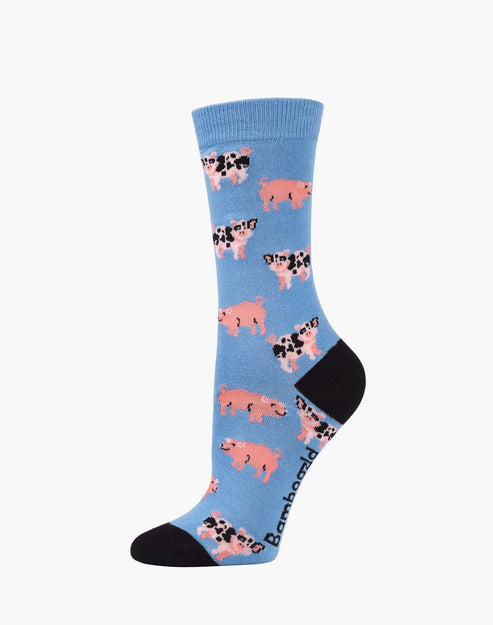Women's Oink Bamboo Socks