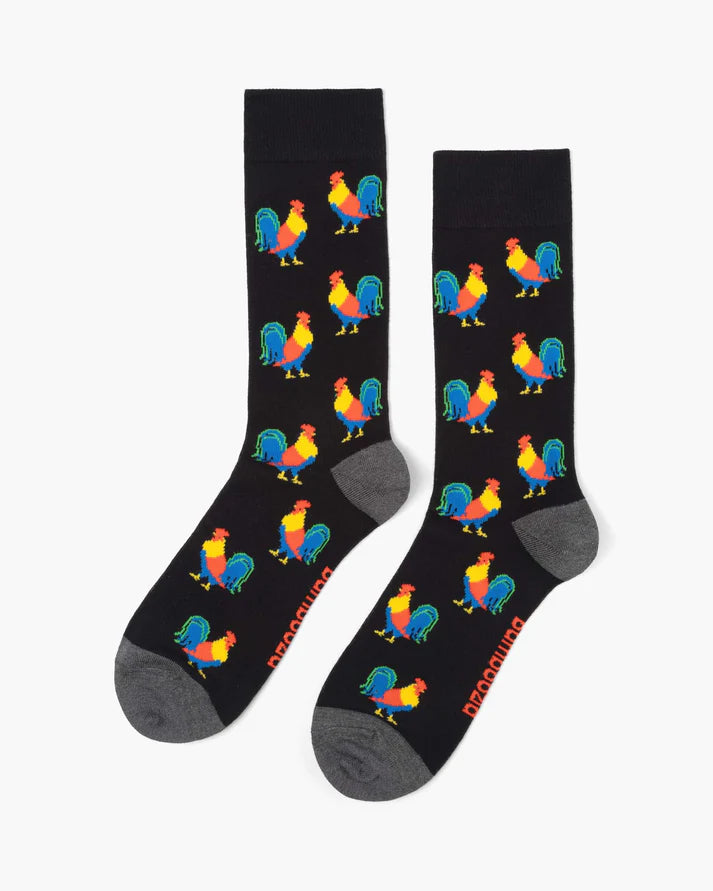 Mens Bamboo Sock - Good Looking Rooster