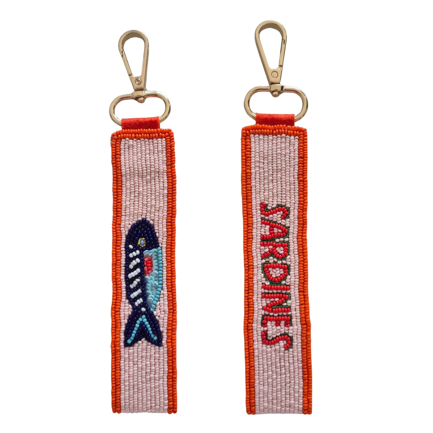 Beaded Keychain Sardine