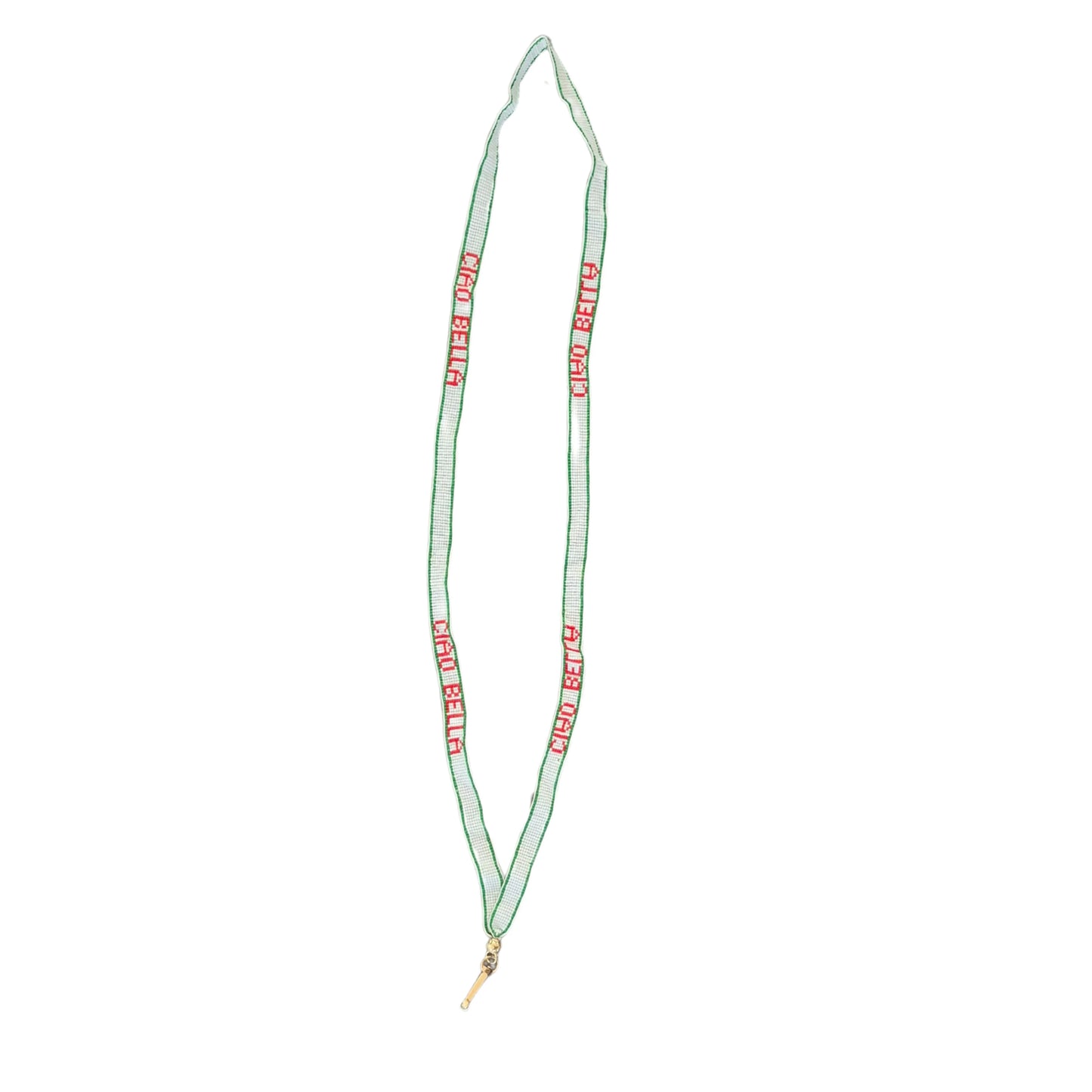 Beaded Lanyard Green