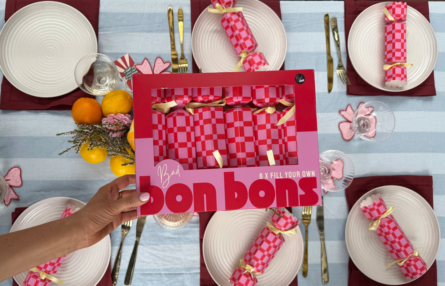 Bon Bons - Fill Your Own - Pink and Red