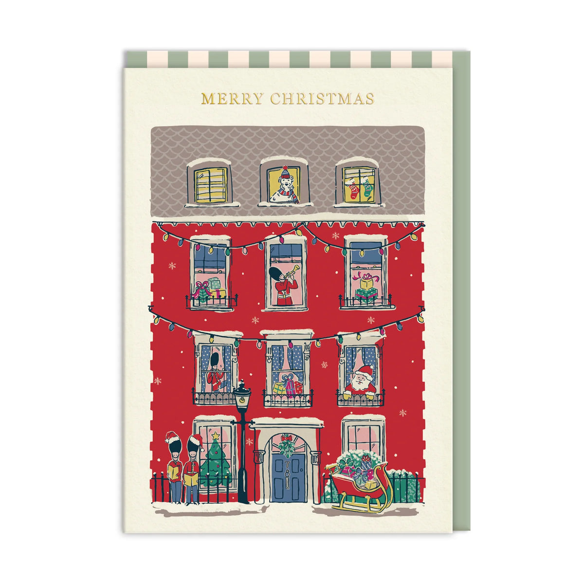 Merry Christmas House Greeting Card