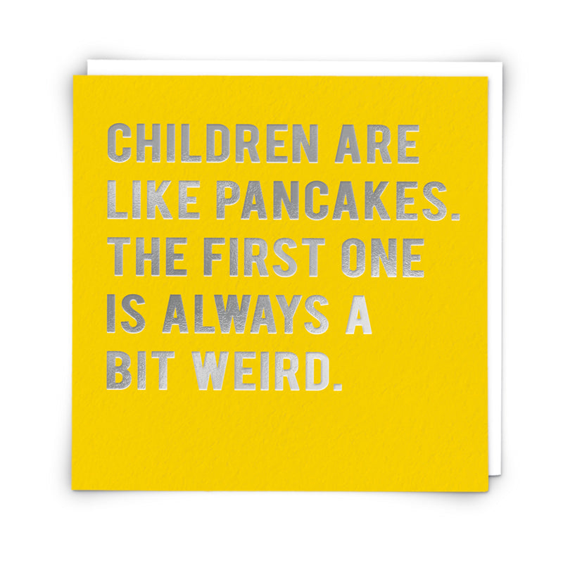 Children and Pancakes Greeting Card