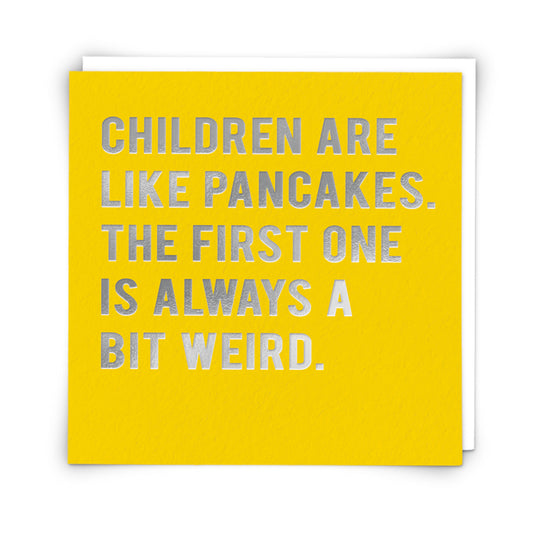 Children and Pancakes Greeting Card