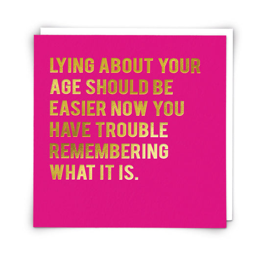 Trouble Greeting Card
