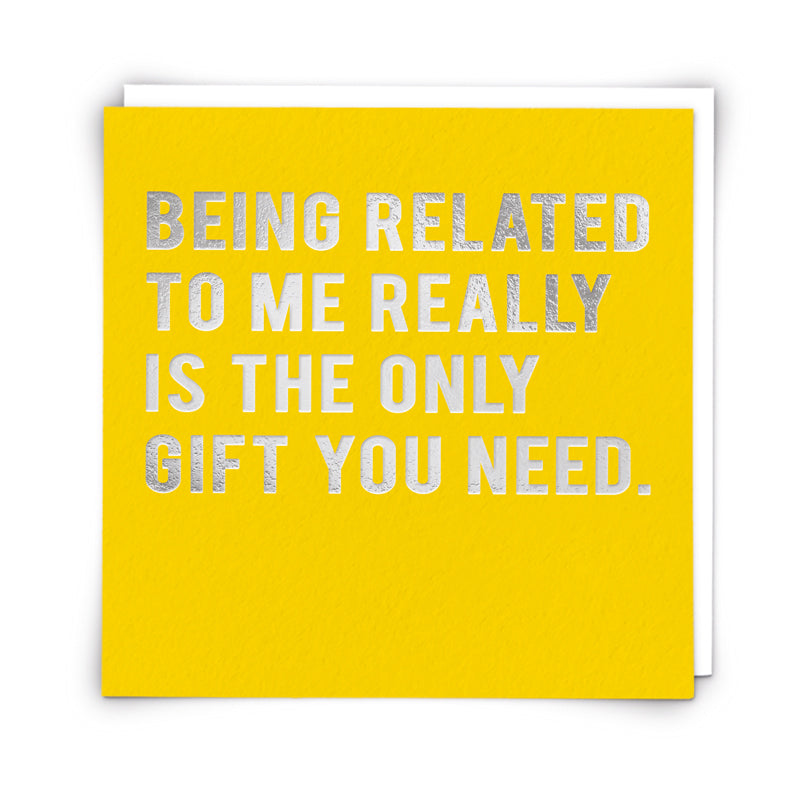 Being Related Greeting Card