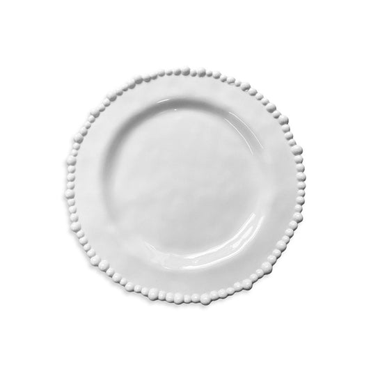 Melamine Pearl Side Plate – White