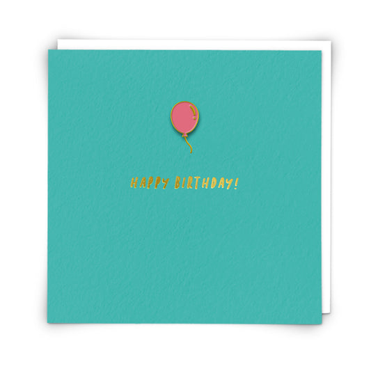 Balloon Enamel Pin Greeting Card