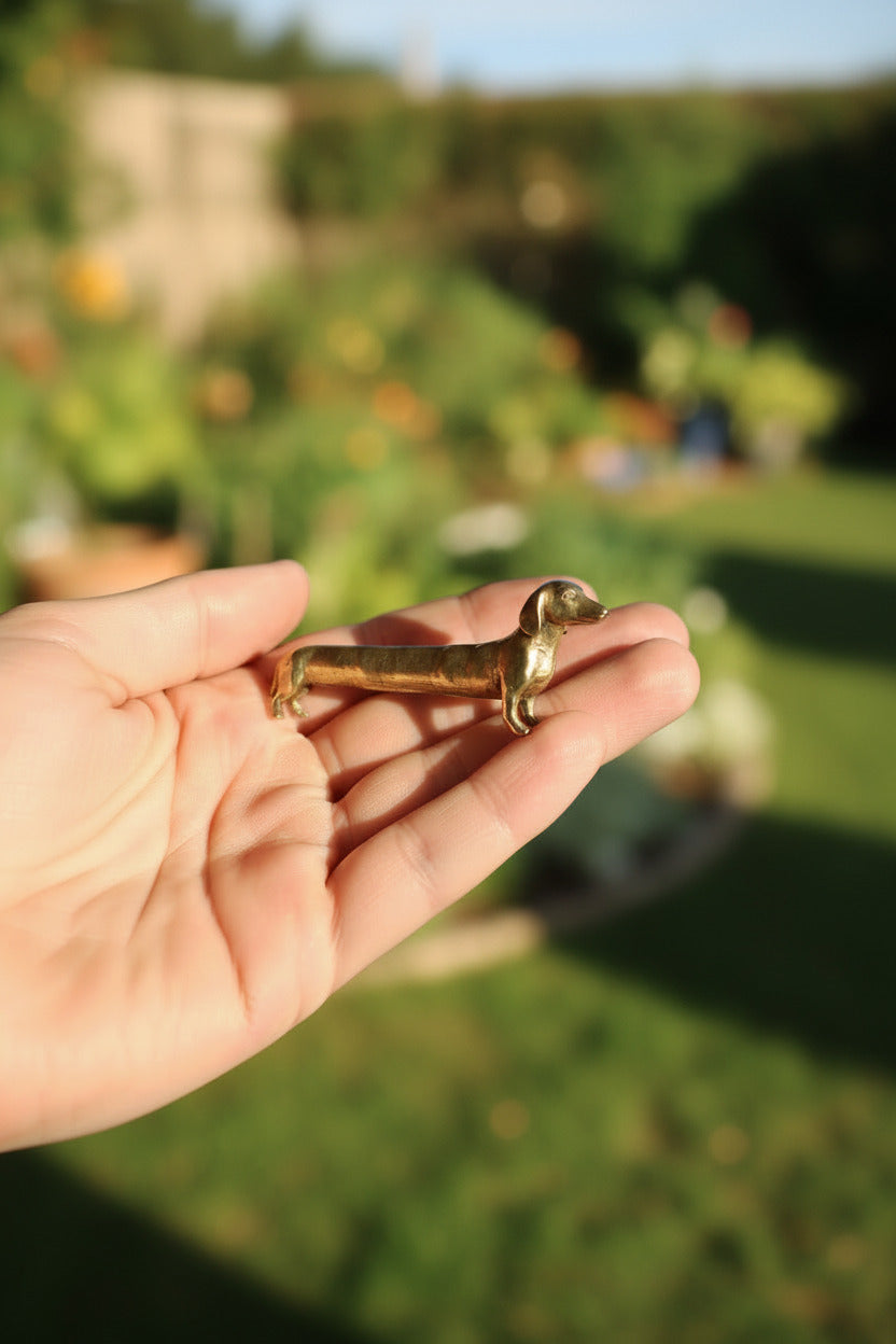 Miniature Dachshound Figurine