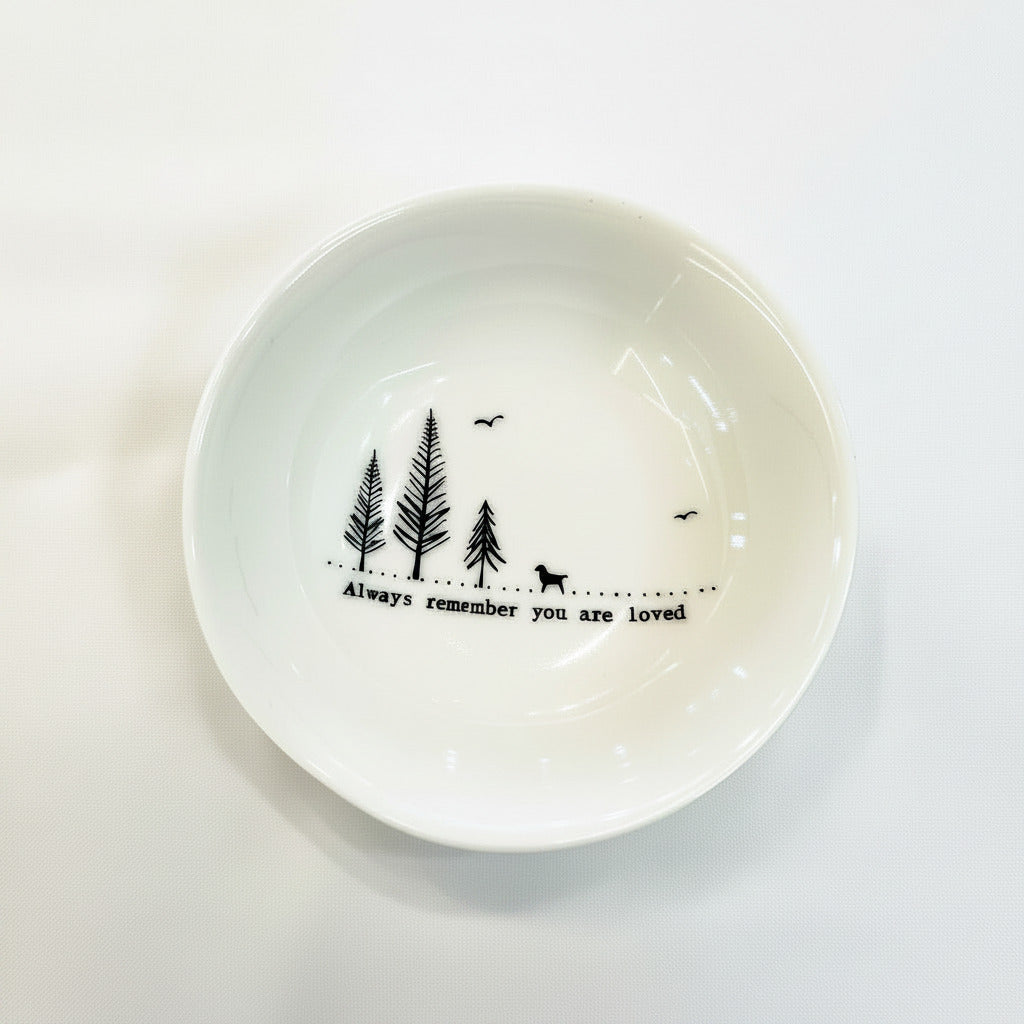 Wobbly Porcelain Bowl - Always Remember You Are Loved