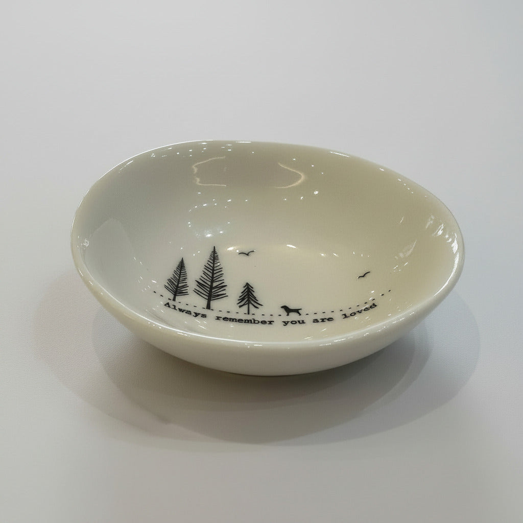 Wobbly Porcelain Bowl - Always Remember You Are Loved